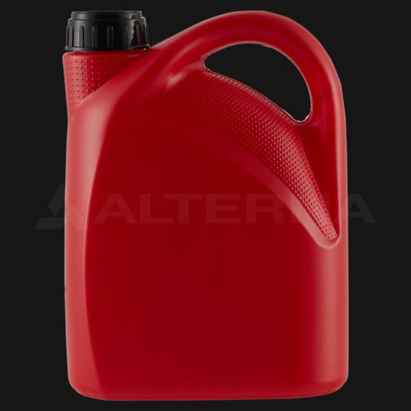 3 Liter Plastic Motor Oil Jerry Can with 50 mm Aluminum Seal Cap