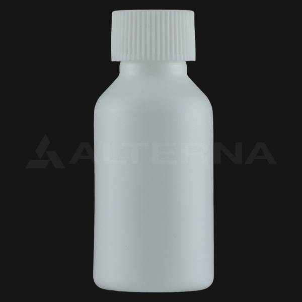 30 ml HDPE Flasche mit 18 mm Verschluss mit PE-Schaumdichtung
