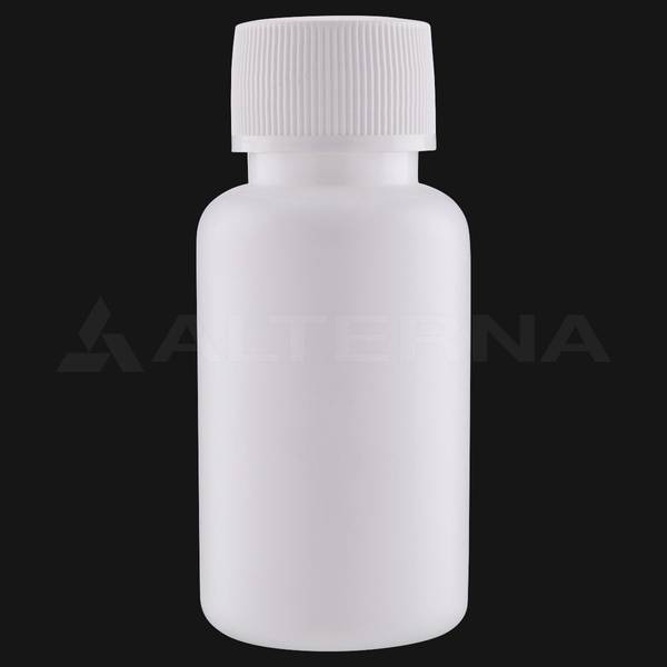 50 ml Plastic Bottle with 24 mm Foam Seal Cap