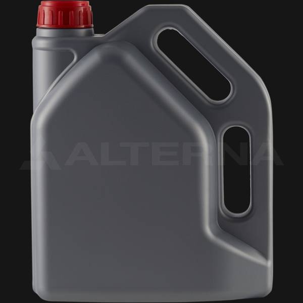 4 Liter HDPE Motor Oil Jerry Can with 50 mm Alu. Seal Cap