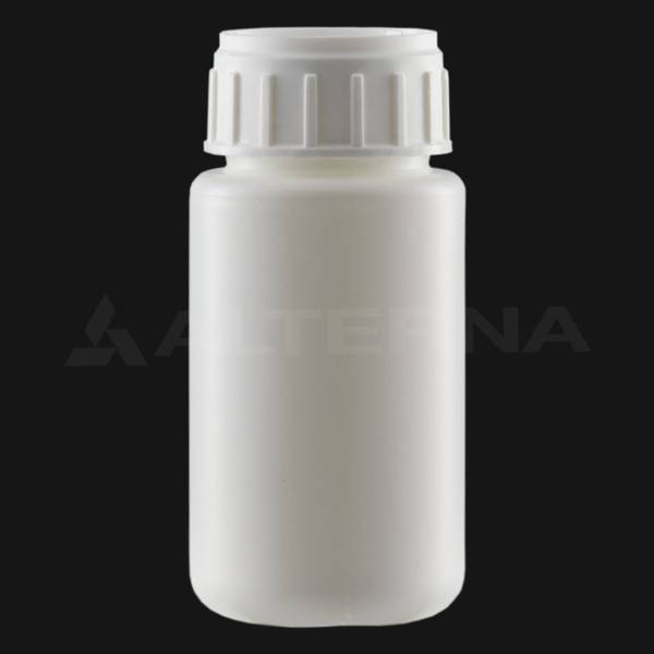 100 ml HDPE Bottle with 38 mm Aluminum Seal Vented Cap