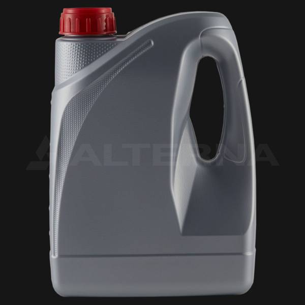 3 Litre HDPE Plastic Motor Oil Jerry Can with 50 mm Aluminum Seal Cap