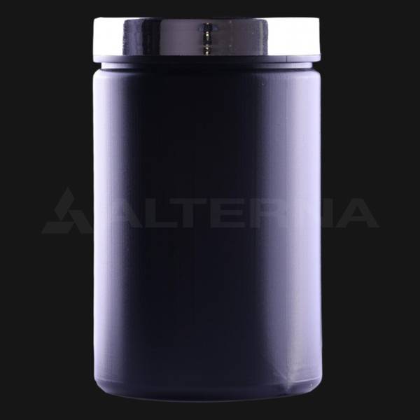 400 ml HDPE Jar with Silver Cap