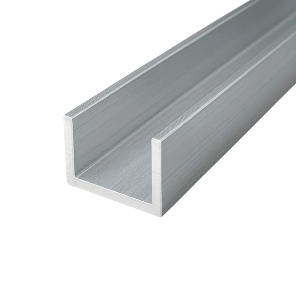 Aluminium U Channel 12.7mm x 10.5mm x 1mm