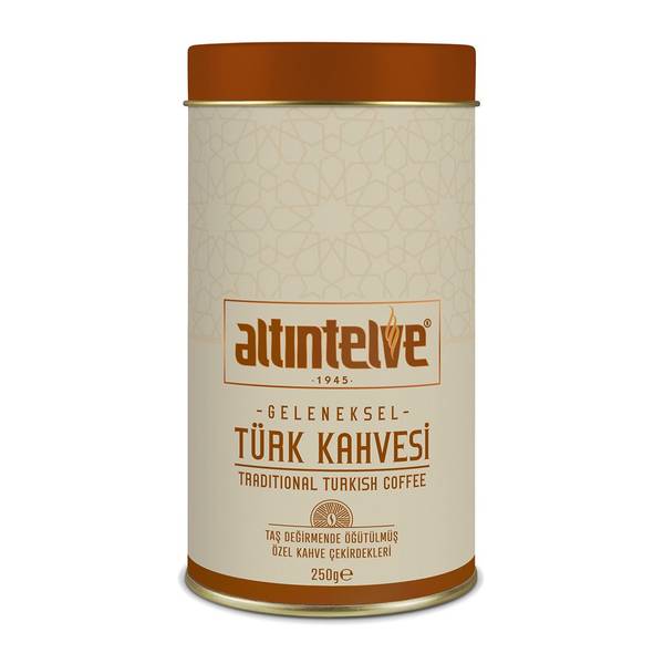 Altıntelve Ground Turkish Coffee Tin 250 Gr