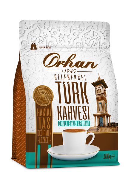 Orhan Turkish Ground Coffee With Gum Mastic 100 Gr