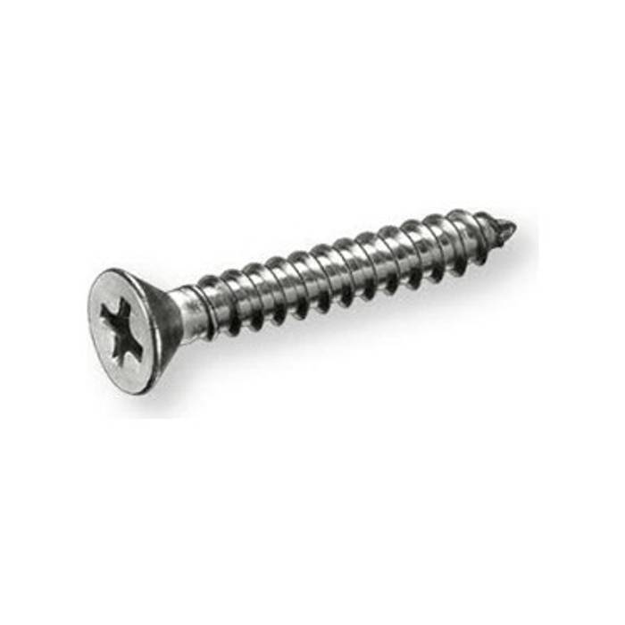 DIN 7982 Phil Cross Recessed Countersunk Head Tapping Screws • Steel (Surface Hardened) • Stainless Steel