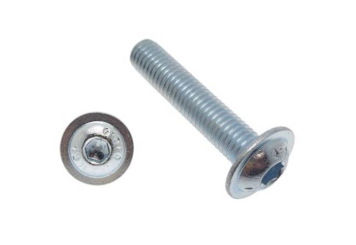 DIN 7380-2 Round-head Screw with Flange Bolt