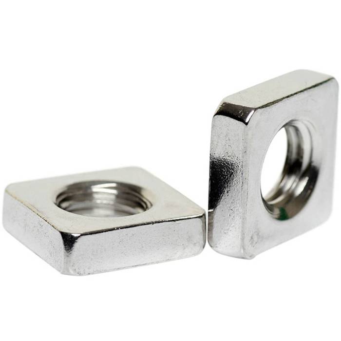 DIN 562 Square Nut • Steel (04) • Stainless Steel • Uncoated • Types of Hex Nuts