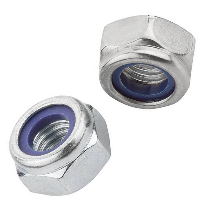 DIN 985 Prevailing Torque Type Hexagon Nut with non-metallic Insert (Low Type) • Uncoated • Types of Hex Nuts