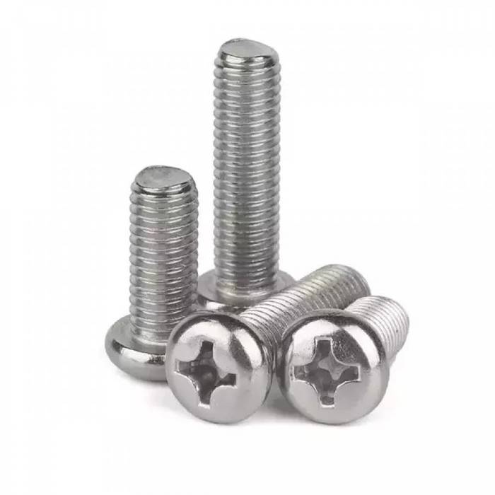 DIN 7985 Phil Cross Recessed Pan Head Screw • Stainless Steel • Steel (4.8)