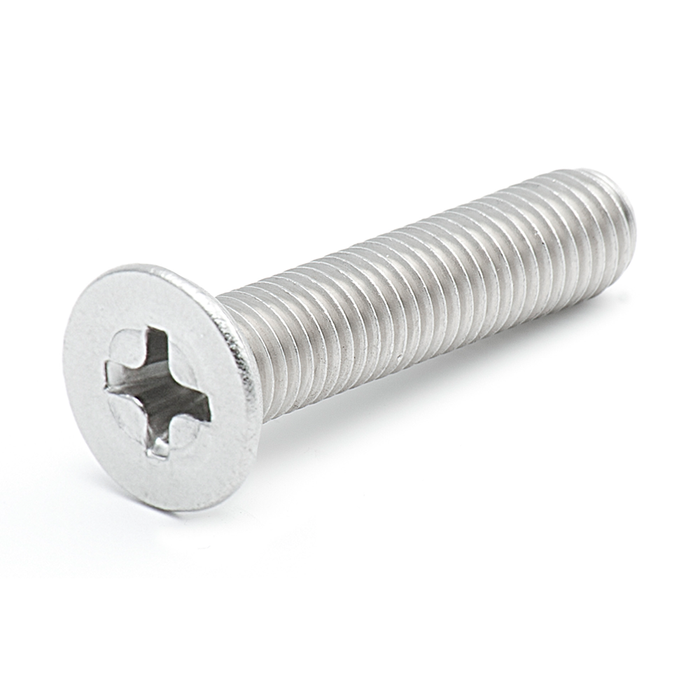 DIN 965  Cross Recessed Countersunk Flat Head Screws • Steel (4.8, 5.8) • Stainless Steel