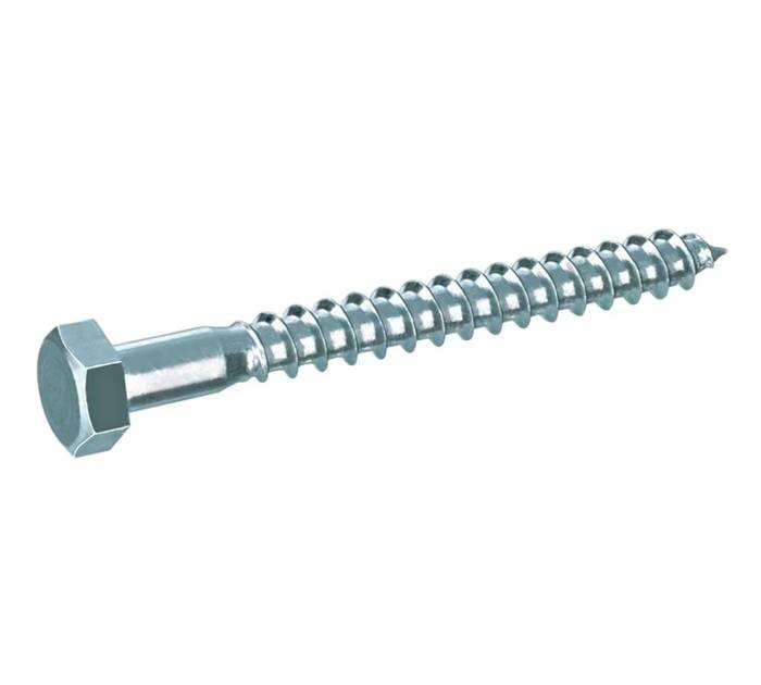 DIN 571 Hexagon Head Wood Screw • Steel • Stainless Steel