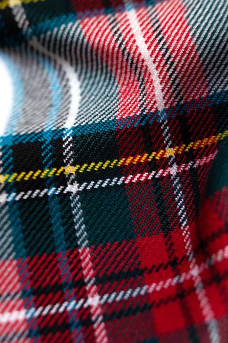 Polyester (%65) / Viscose (%35) • Scottish Fabric • Tartan/Plaid • Woven