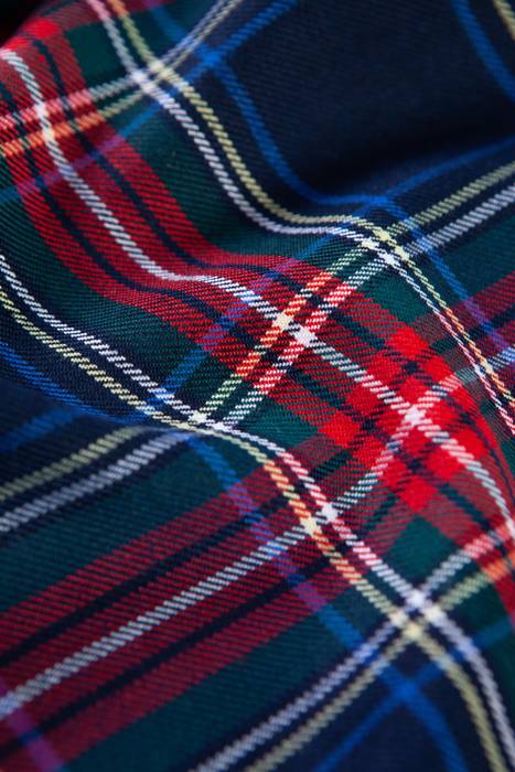 Polyester (%65) / Viscose (%35) • Scottish Fabric • Tartan/Plaid • Woven