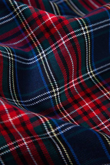 Polyester (%65) / Viscose (%35) • Scottish Fabric • Tartan/Plaid • Woven
