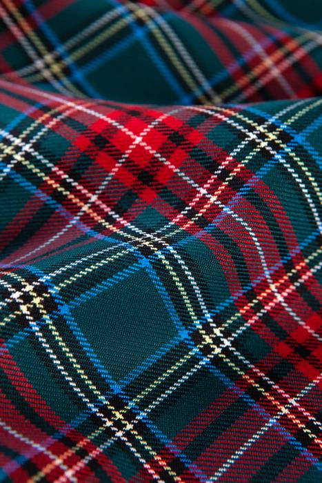 Polyester (%65) / Viscose (%35) • Scottish Fabric • Tartan/Plaid • Woven