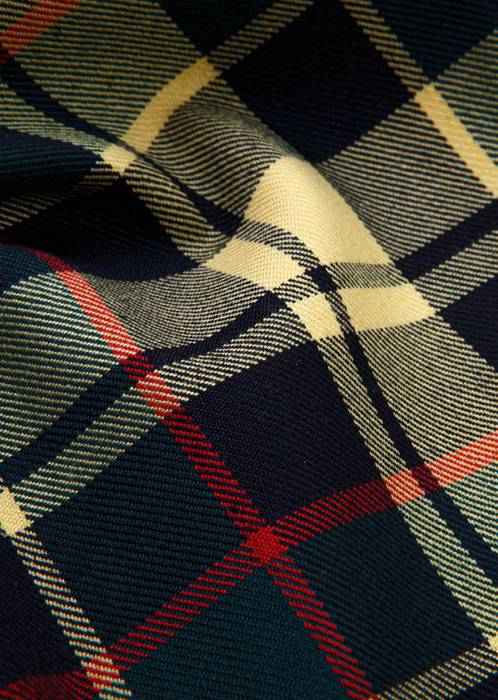 Polyester (%65) / Viscose (%35) • Scottish Fabric • Tartan/Plaid • Woven