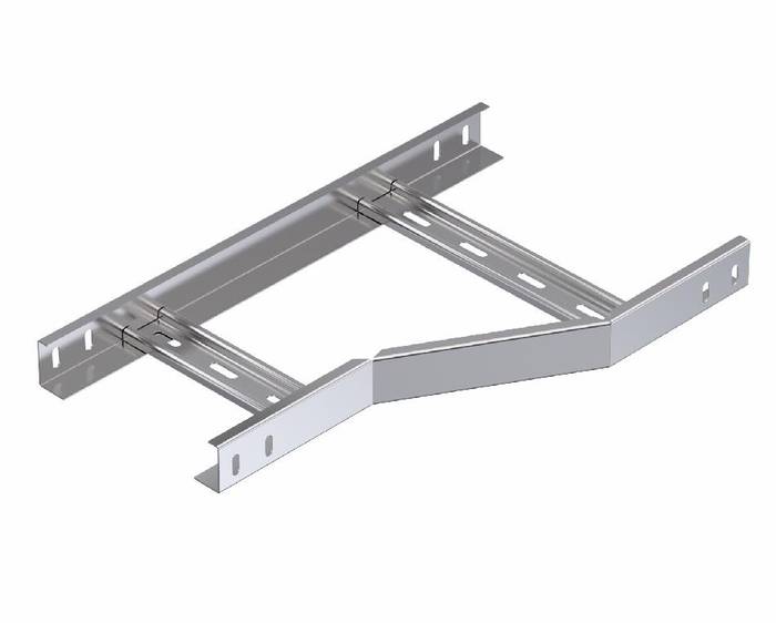 RIGHT REDUCER FOR CABLE LADDERS OMEGA TYPE H40 - H60 - H100