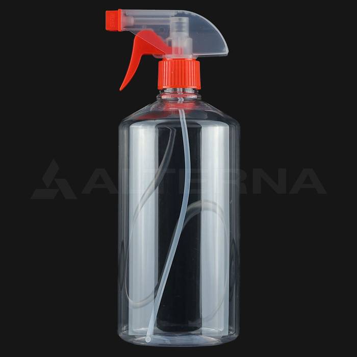 1 Litre PET Plastic Spray Bottle with 28 mm Trigger