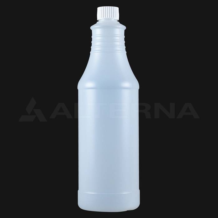 1 Liter HDPE Flasche mit 28 mm PE-Schaumdichtung Verschluss