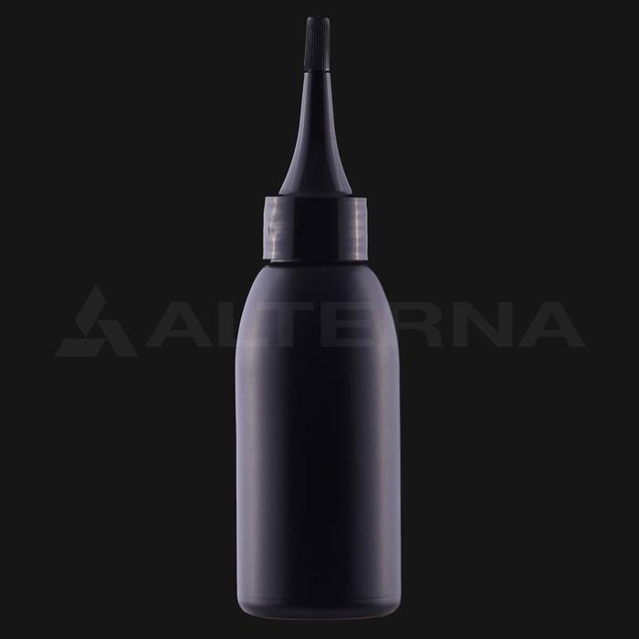 100 ml HDPE Bottle with 24 mm Nozzle Cap