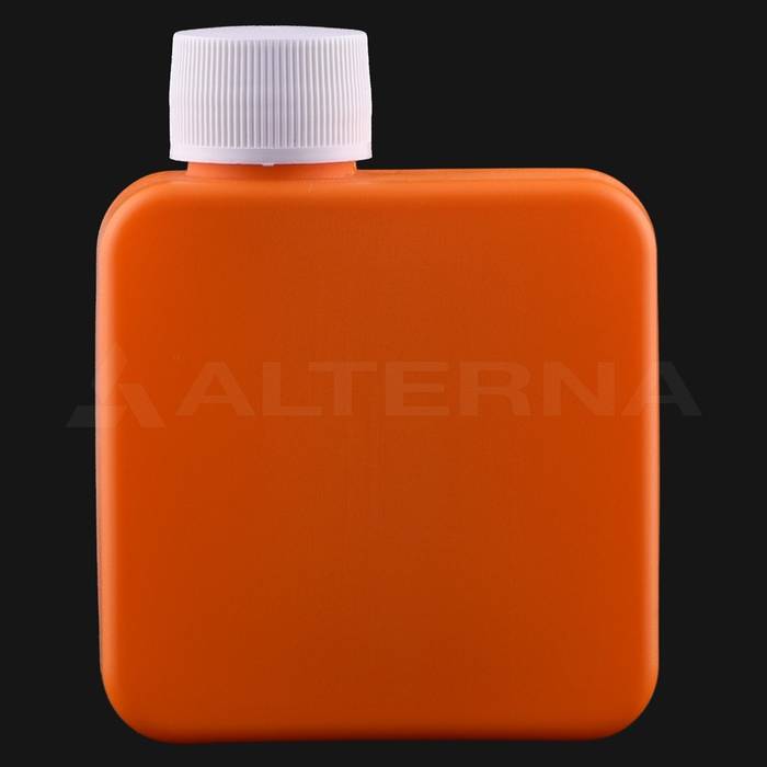 100 ml HDPE Square Bottle with 24 mm Foam Seal Cap