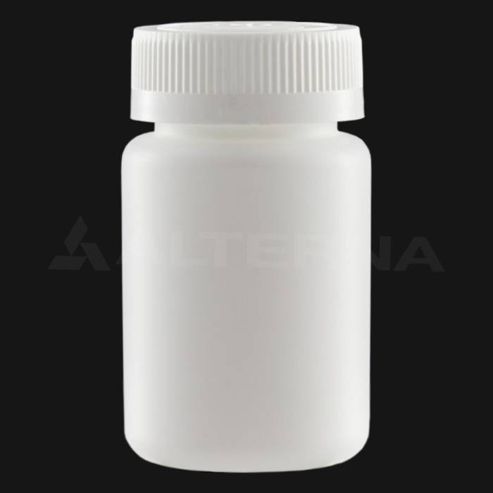 100 ml Plastic Pill Bottle with 38 mm Child-resistant Cap