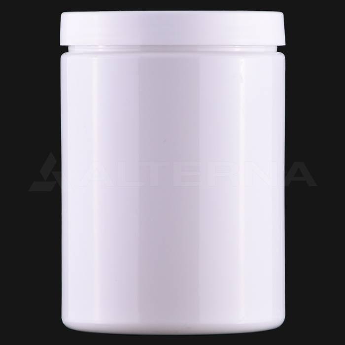 1000 ml PET Plastic Jar with 100 mm Aluminum Seal Lid