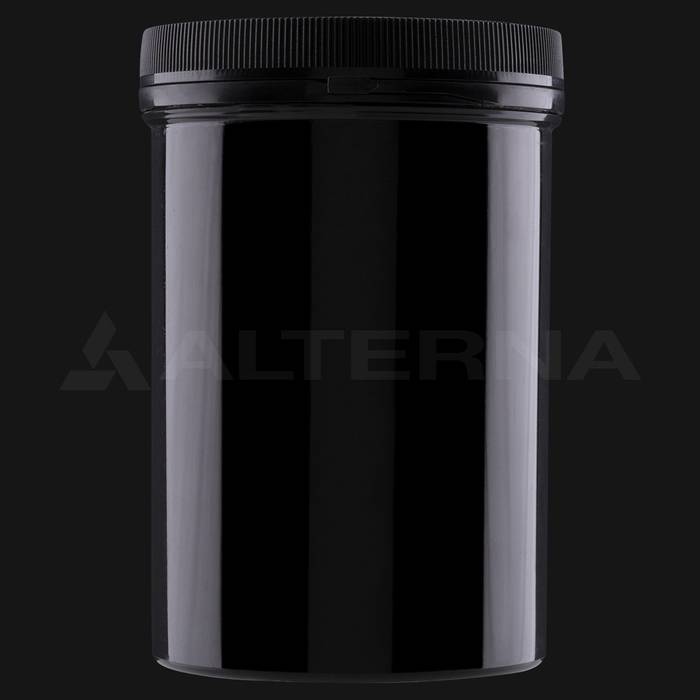 1000 ml Plastic Jar with 105 mm Snap-on Tamper-evident Lid