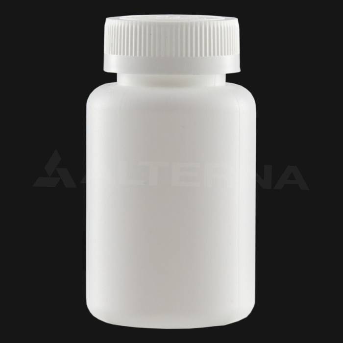 120 ml Plastic Pill Bottle with 38 mm Child-resistant Cap