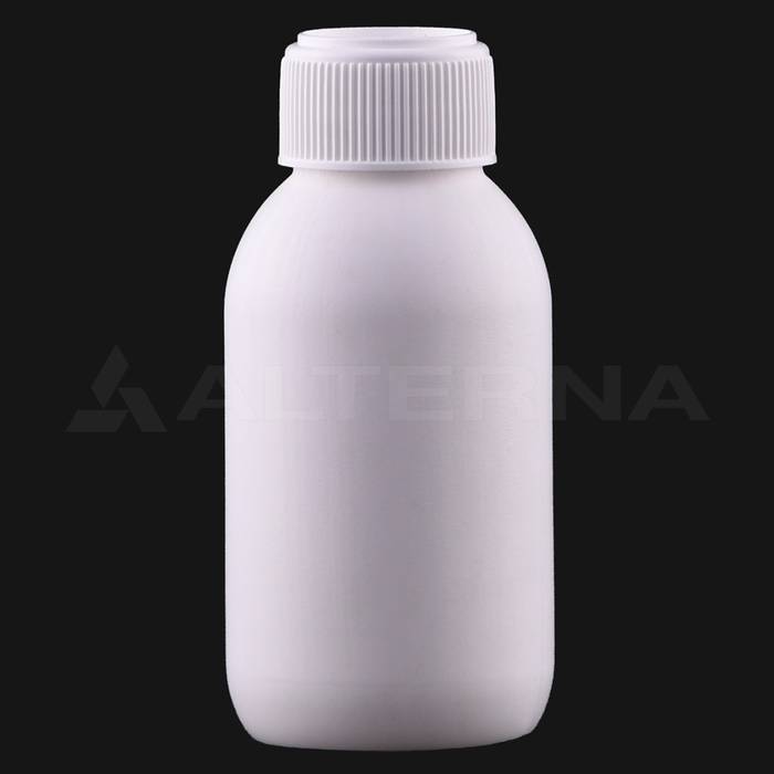 125 ml HDPE Bottle with 28 mm Aluminum Seal Cap