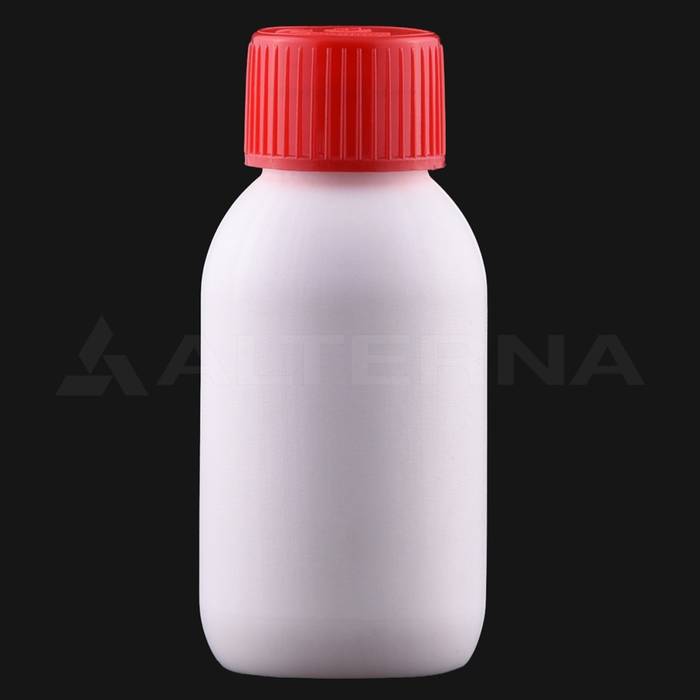 125 ml HDPE Bottle with 28 mm Child-resistant Cap