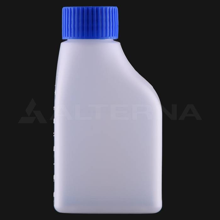 125 ml HDPE Motor Oil Bottle with 28 mm Aluminum Seal Cap