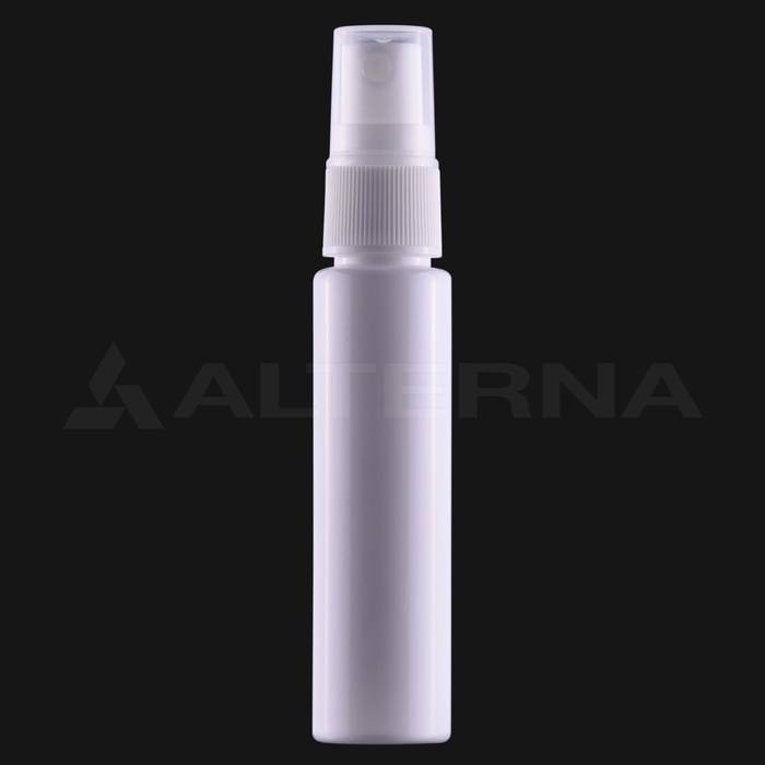 15 ml PET Cylinder Fine Mist Spray Bottle with 18 mm Atomiser