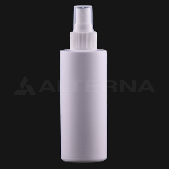 150 ml HDPE Cylinder Fine Mist Spray Bottle with 24 mm Atomiser