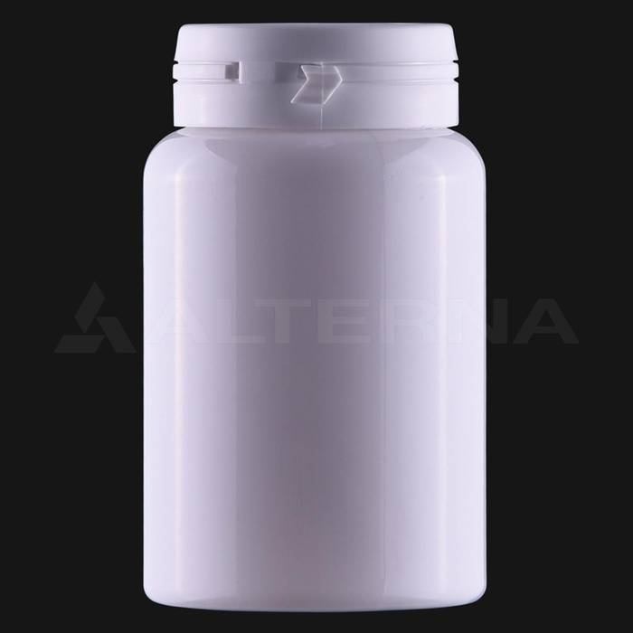 150 ml PET Pill Bottle with 42 mm Snap-hinged Cap