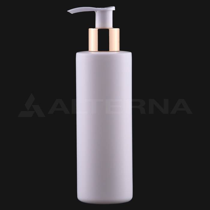 200 ml HDPE Cylinder Bottle with 24 mm Pump Dispenser