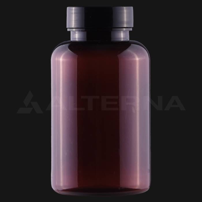 200 ml PET Pill Bottle with 38 mm Aluminum Seal Cap