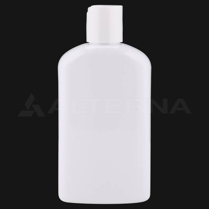 200 ml PET Plastic Shampoo Bottle with 24 mm Disc-top Cap