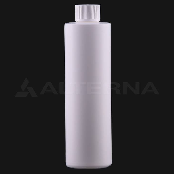 250 ml HDPE Cylinder Bottle with 24 mm Foam Seal Cap