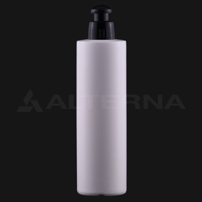 250 ml HDPE Cylinder Bottle with 24 mm Push Pull Cap