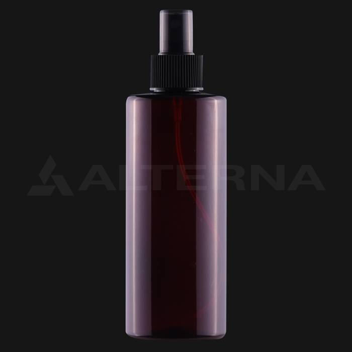 250 ml PET Cylinder Fine Mist Spray Bottle with 24 mm Atomiser