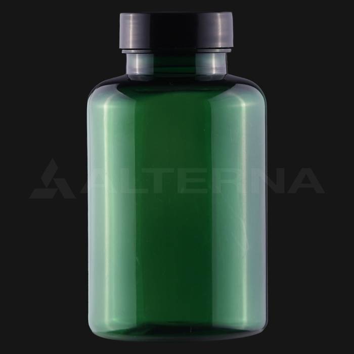 250 ml PET Pill Bottle with 38 mm Aluminum Seal Cap