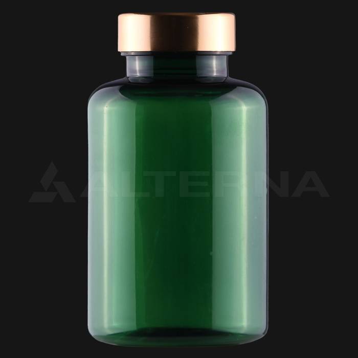 250 ml PET Pill Bottle with 38 mm Metal Cap