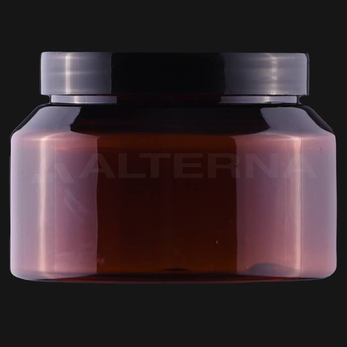 250 ml PET Round Jar with 70 mm Aluminum Seal Lid