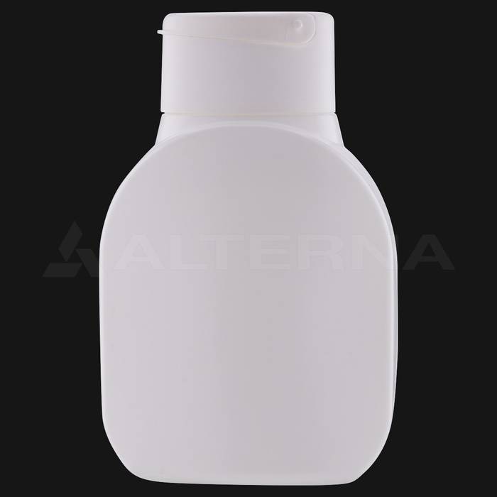 250 ml Plastic Shampoo Bottle with 52 mm Flip-top Cap