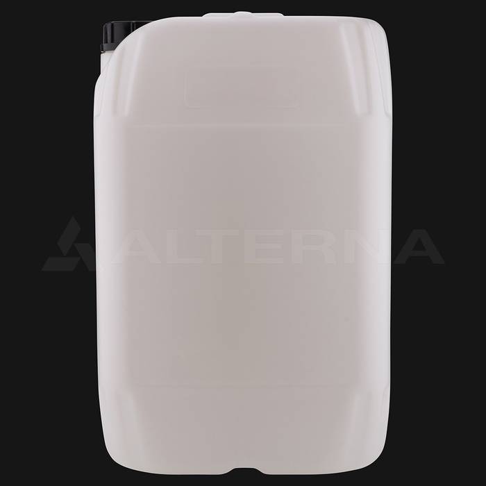 25 Litre Plastic Jerry Can with 60 mm Tamper-evident Cap