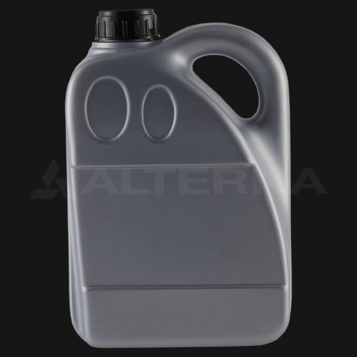 4 Litre Plastic Engine Oil Jerry Can with 50 mm Aluminum Seal Cap