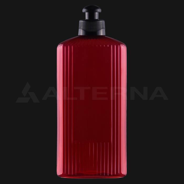 400 ml PET Flat Bottle with 28 mm Push Pull Cap